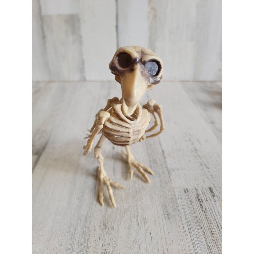 Greenbrier skeleton mini bird crow Halloween prop decor